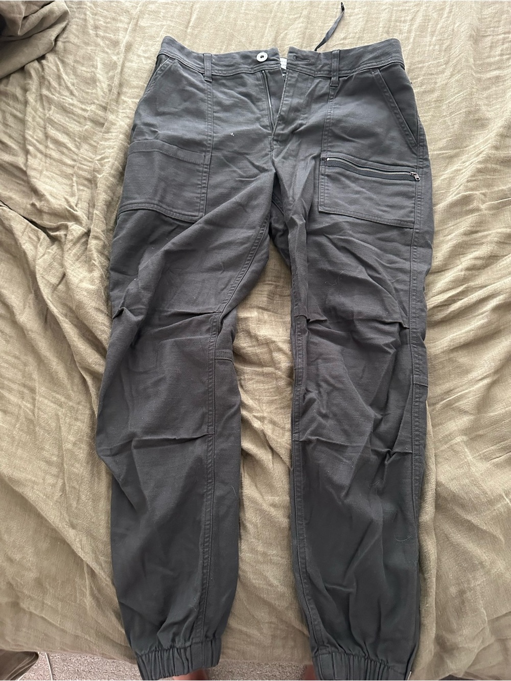 REI Charcoal Gray Cargo Jogger Pants